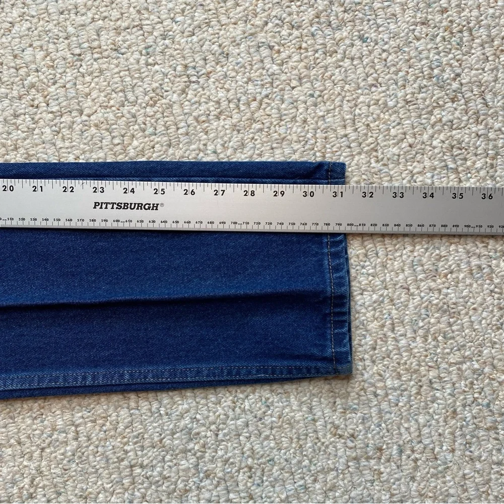 Rustler Wrangler Men's Straight Leg Jeans 100% Cotton Medium Wash 29 x 31 Cowboy - Picture 10 of 11